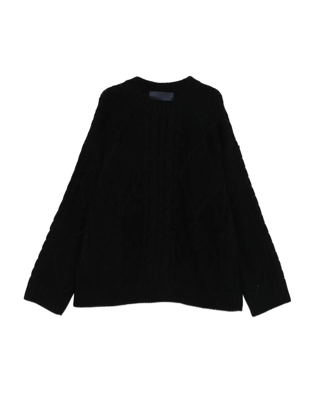 Pull En Maille Ajourée Juun.J pour homme en coloris Black
