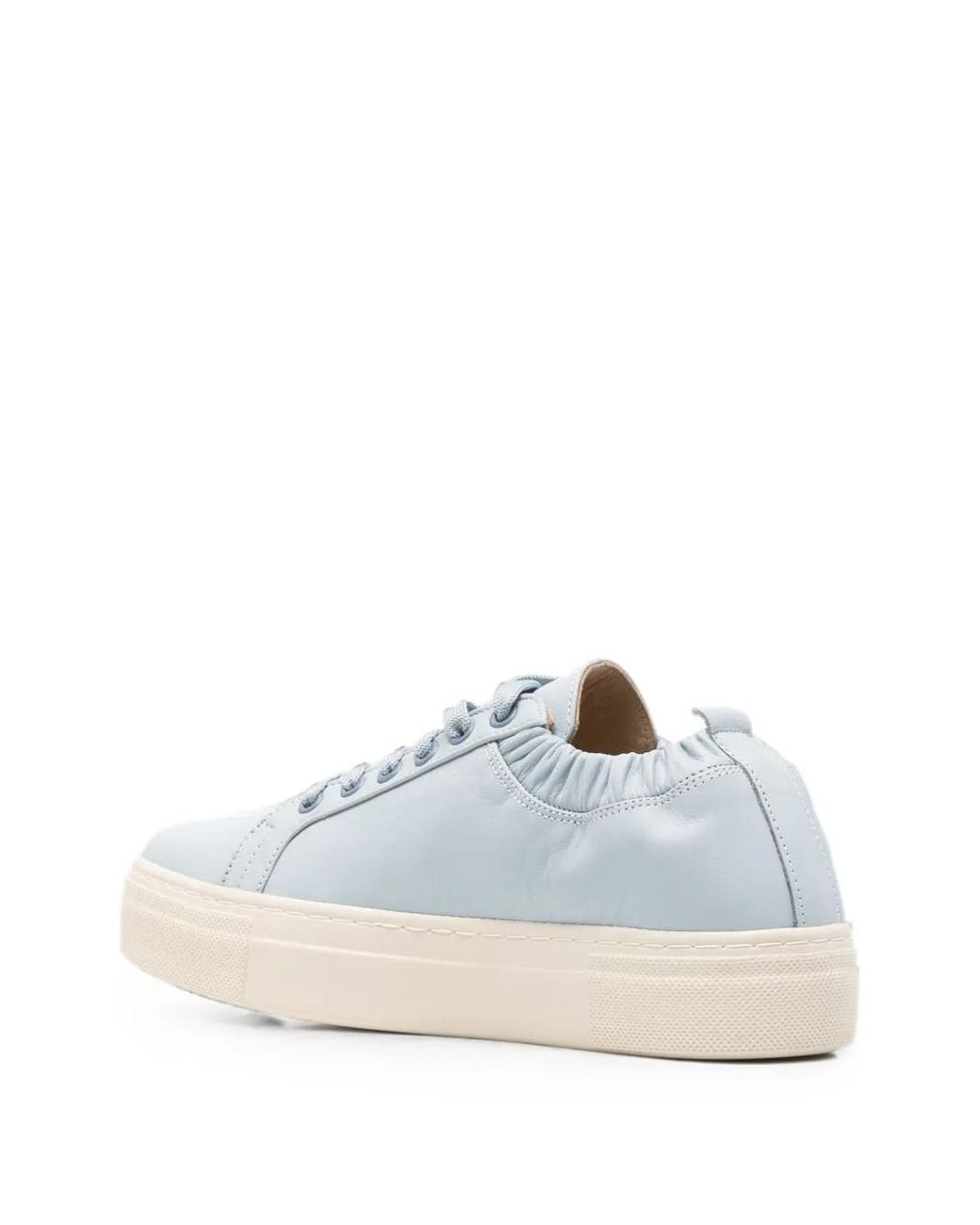 SERGIO MORETTI FIRENZE White Elasticated-Collar Sneakers