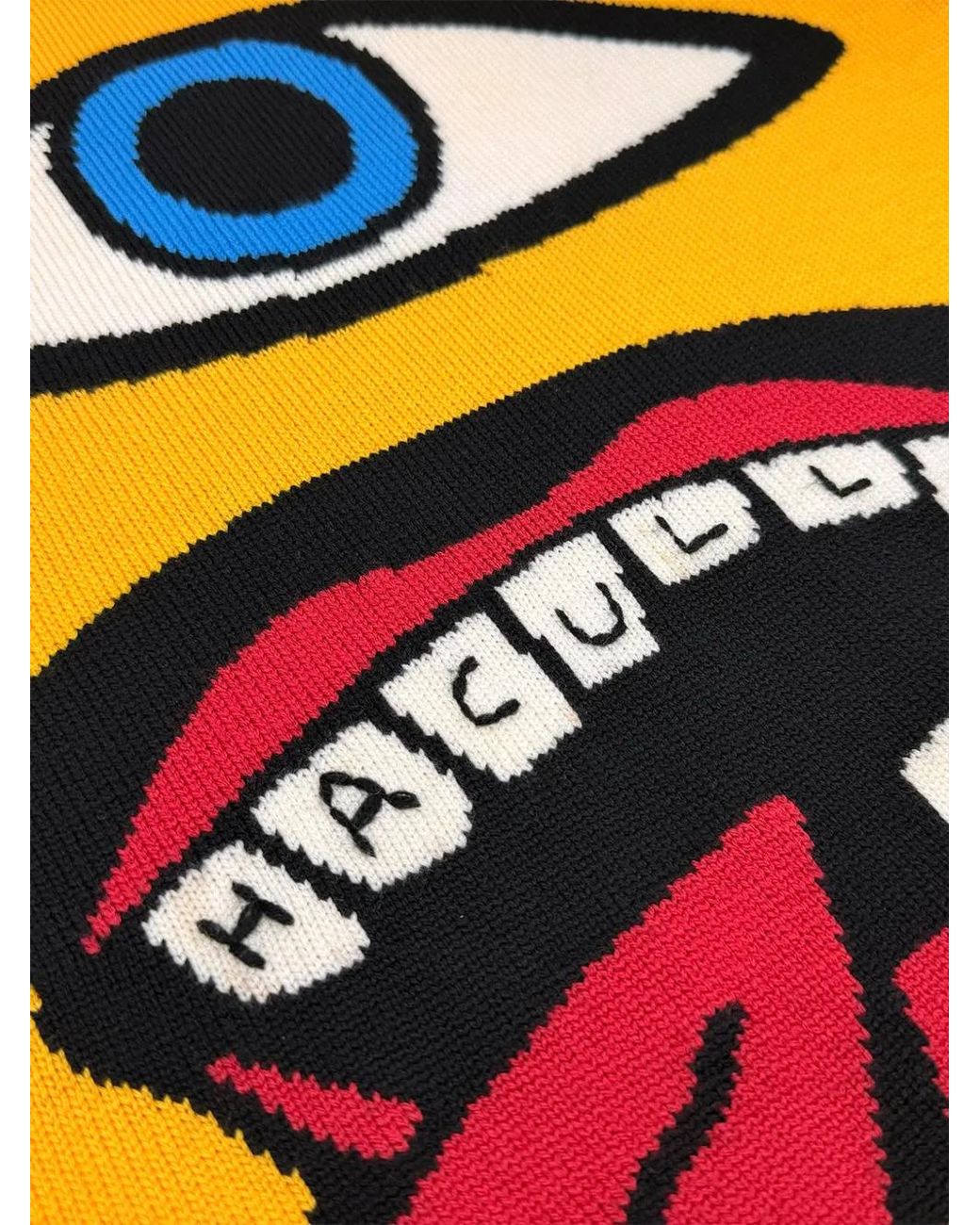 Haculla Orange Crew-Neck Sweater for men