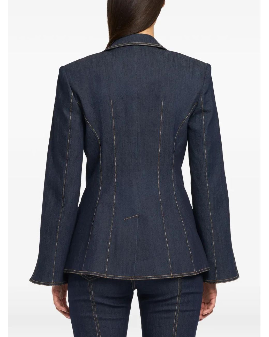 Cinq À Sept Blue Danicka Chain Blazer