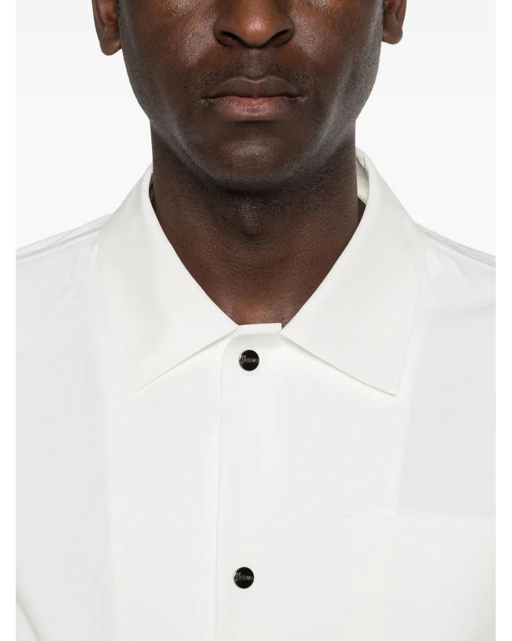 Herno White Button Jacket for men