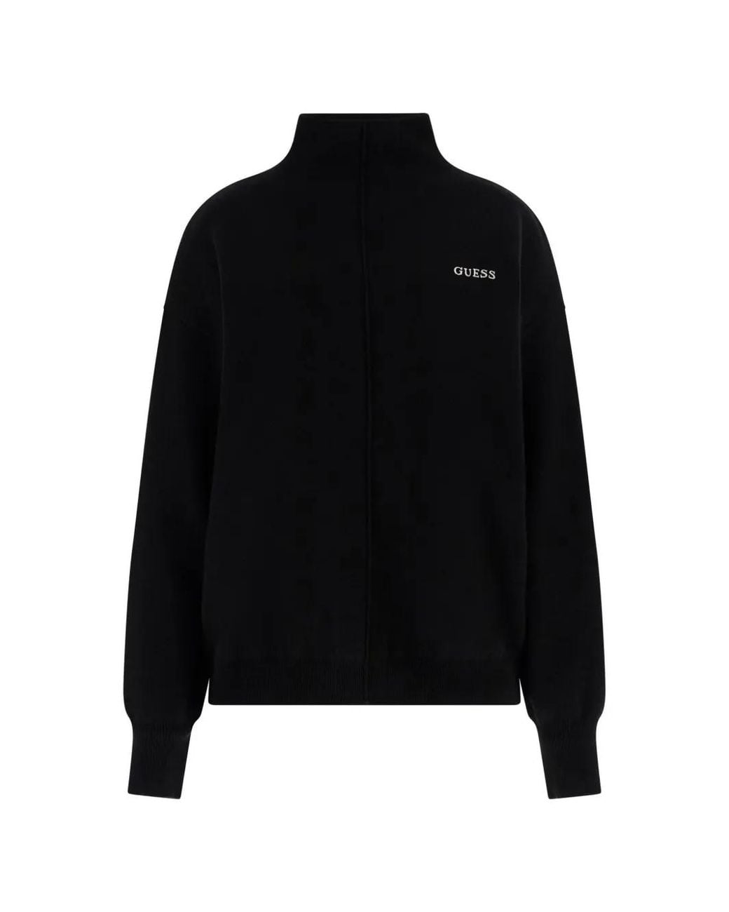 Guess Black Ursula High-Neck Sweatshirt