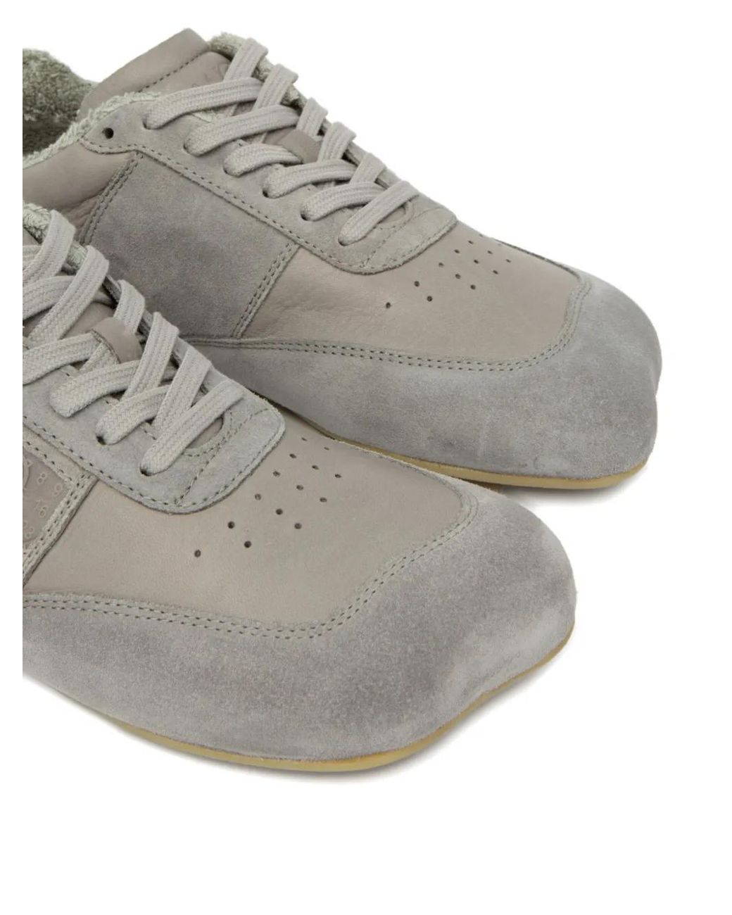 MM6 by Maison Margiela Gray Anatomic Sneakers