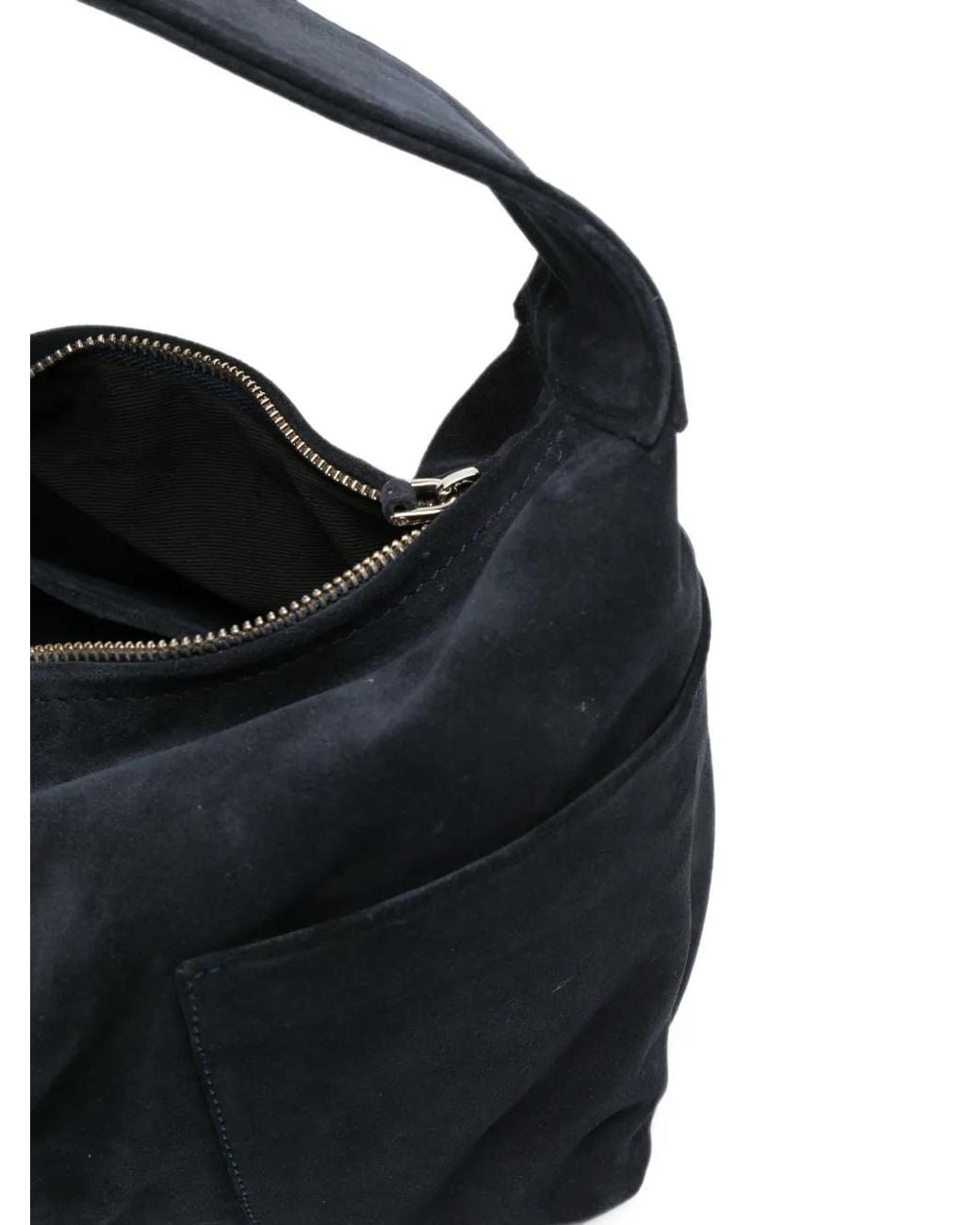 GIMAGUAS Black Sac Cabas À Empiècements En Daim