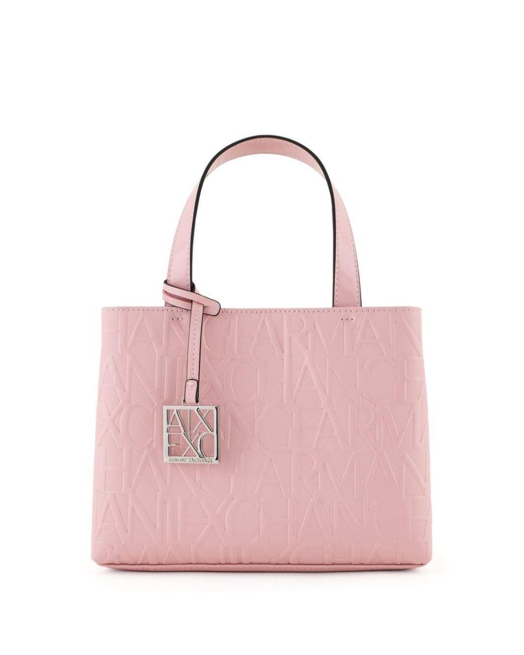 Armani Exchange Logo-embossed Tote Bag in Pink