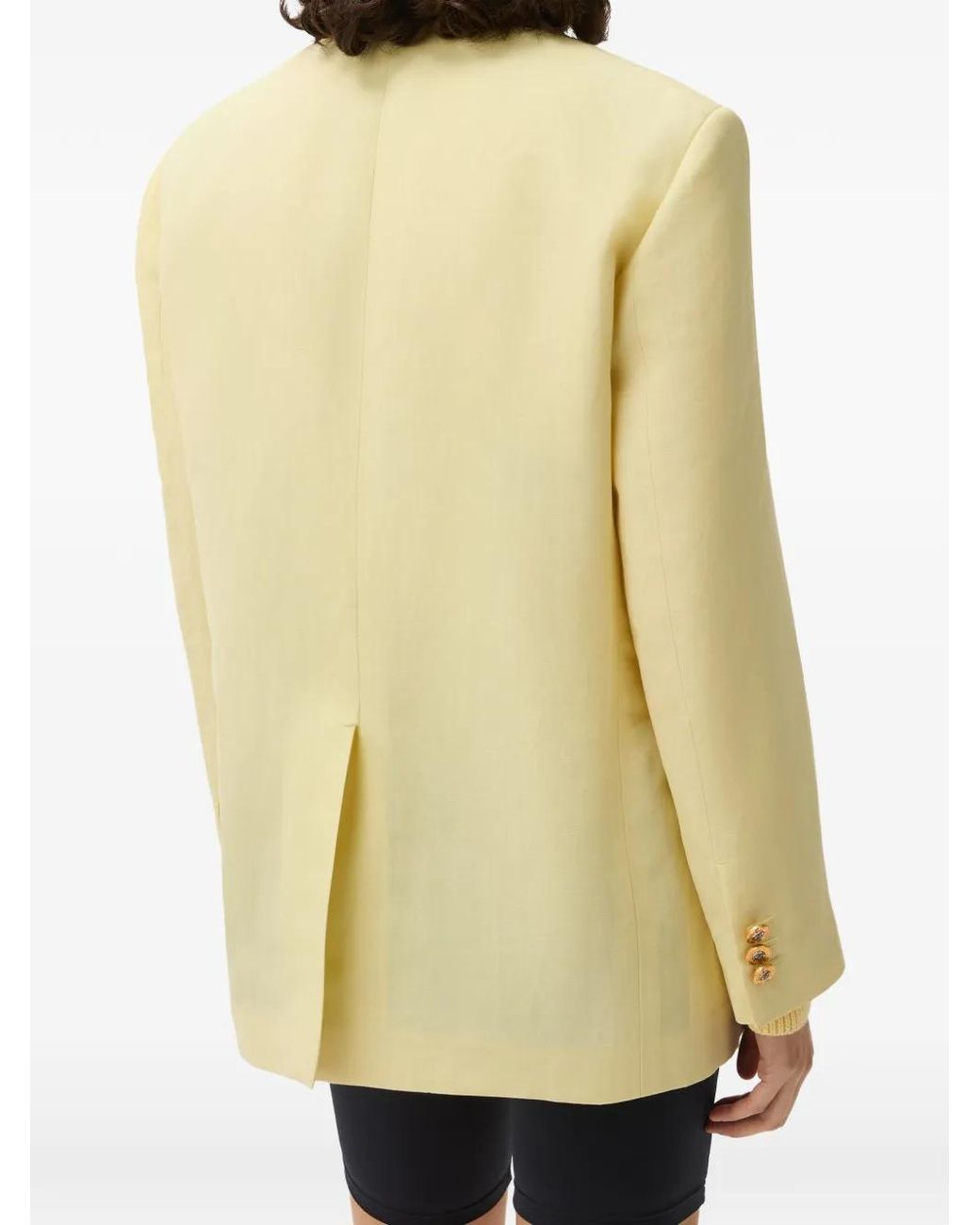 Versace Metallic Notched-Lapel Single-Breasted Blazer