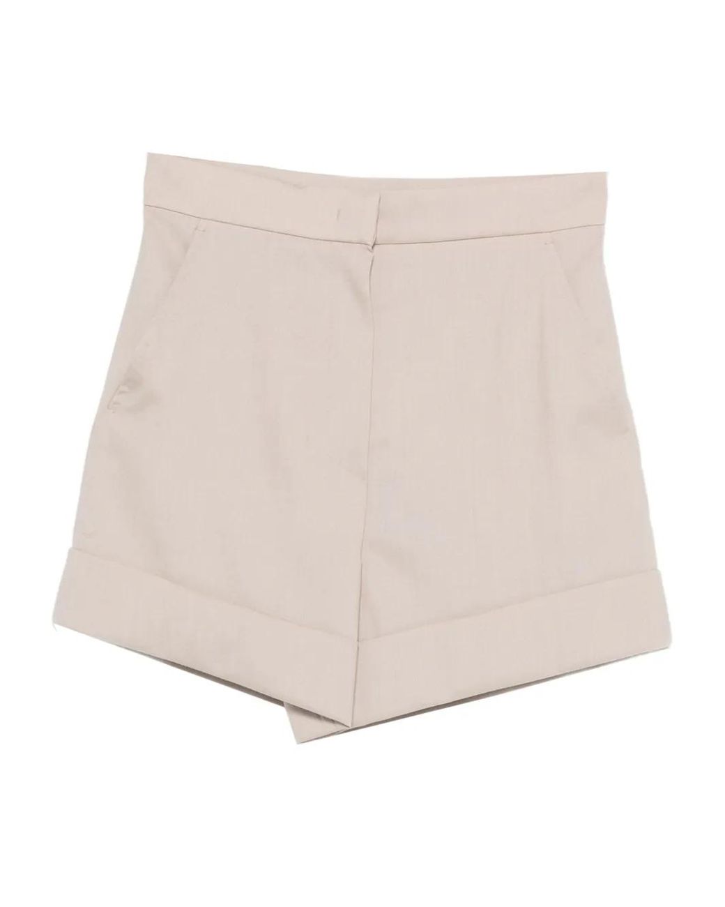 Max Mara Natural Wool Shorts