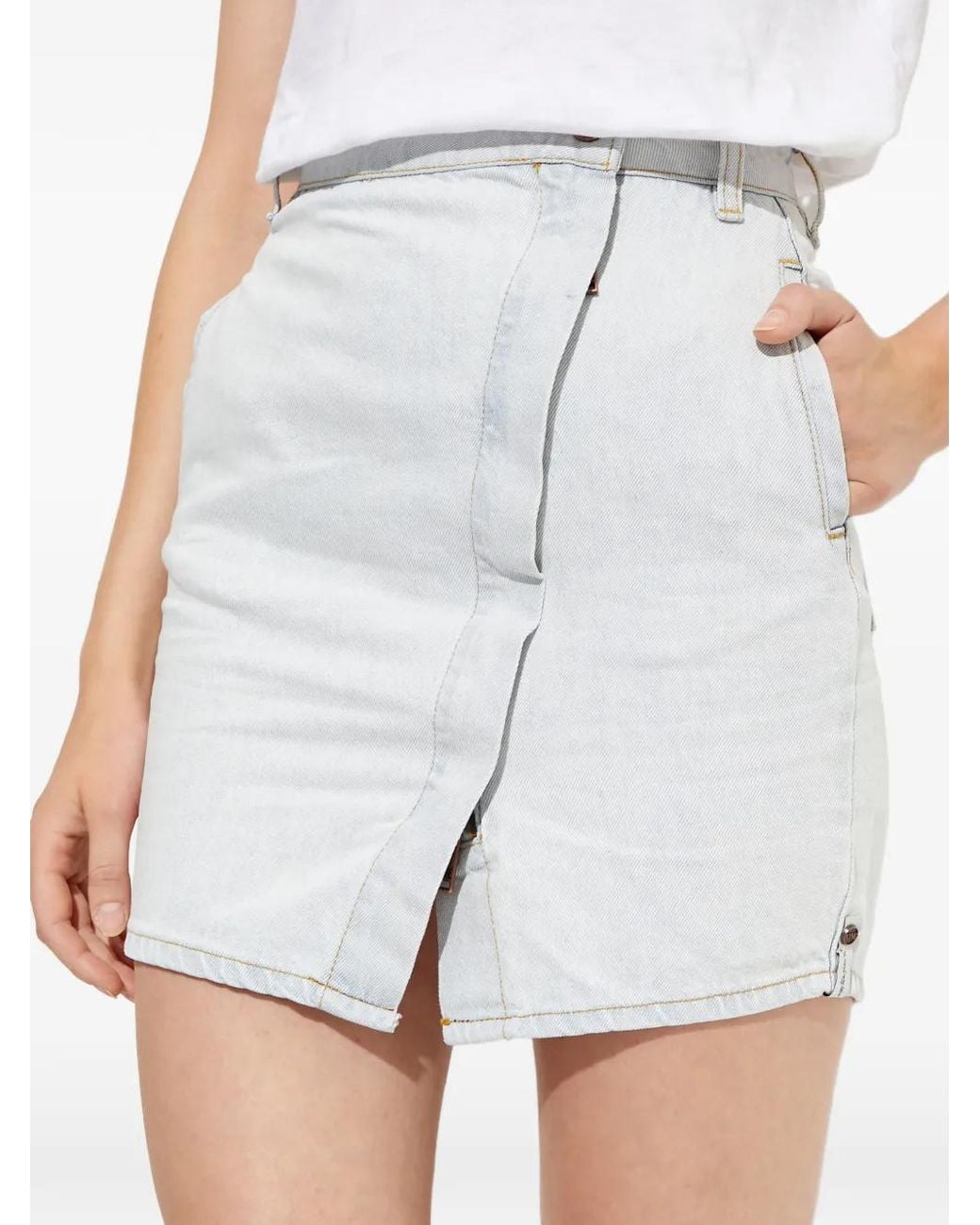 Minijupe Society One Teaspoon en coloris Blue