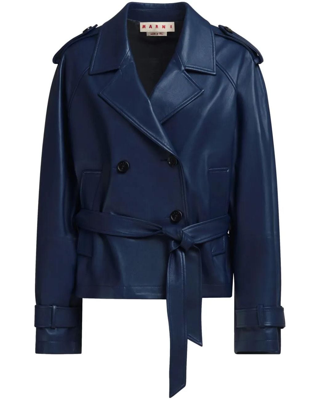 Marni Blue Double-Breasted Jacket