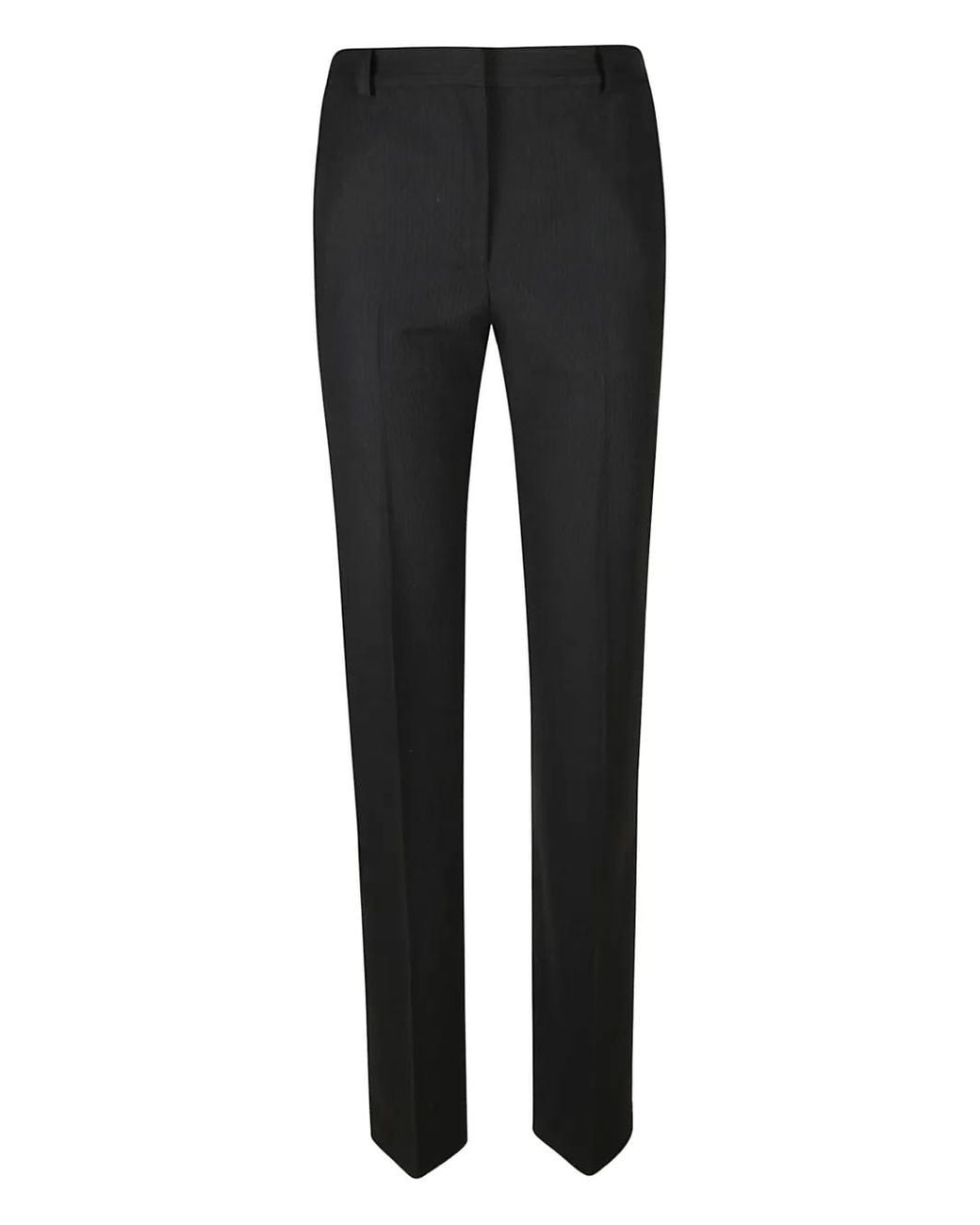 IRO Black Pinstripe Trousers