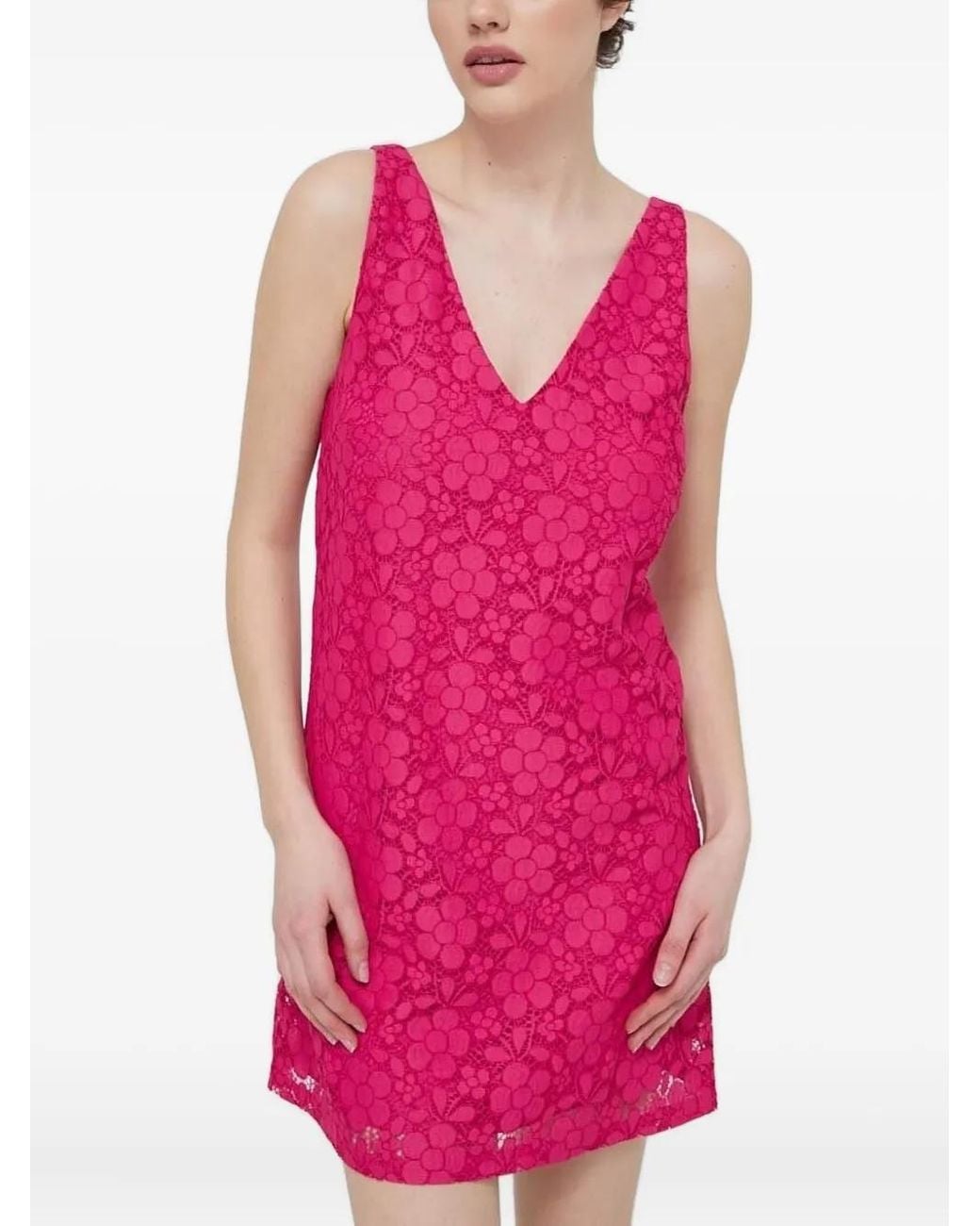 Desigual Pink Floral Mini Dress