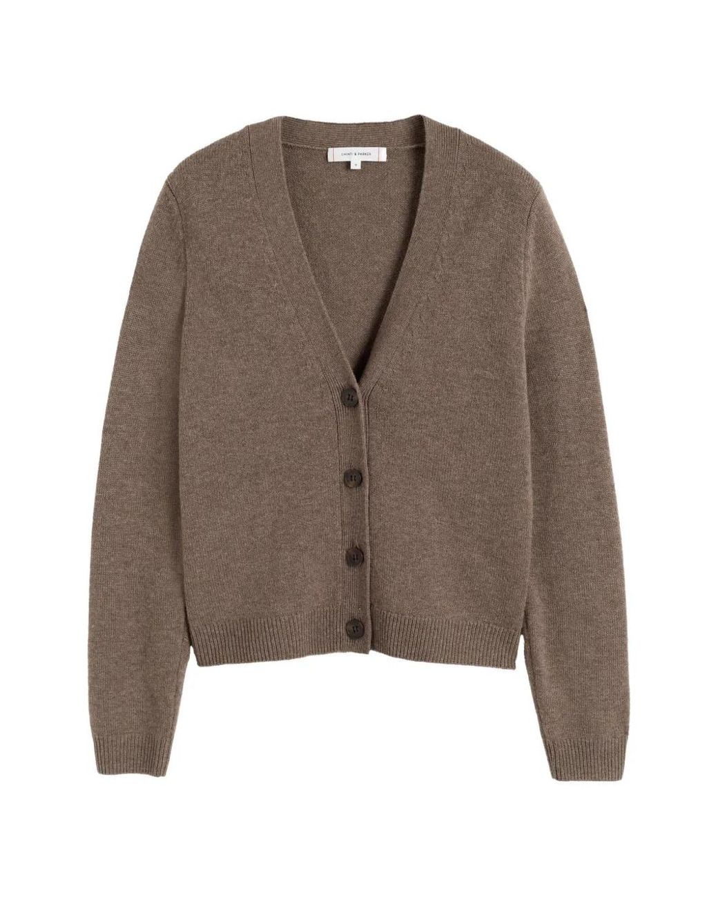 Chinti & Parker Brown Cardigan À Coudières Contrastantes