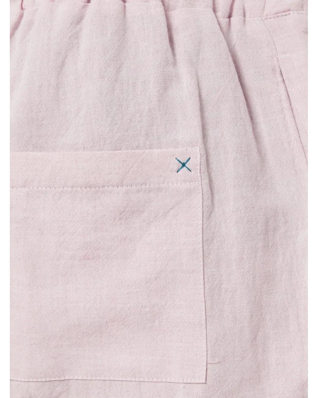 Marane Pink Drawstring-Fastening Bermuda Shorts for men