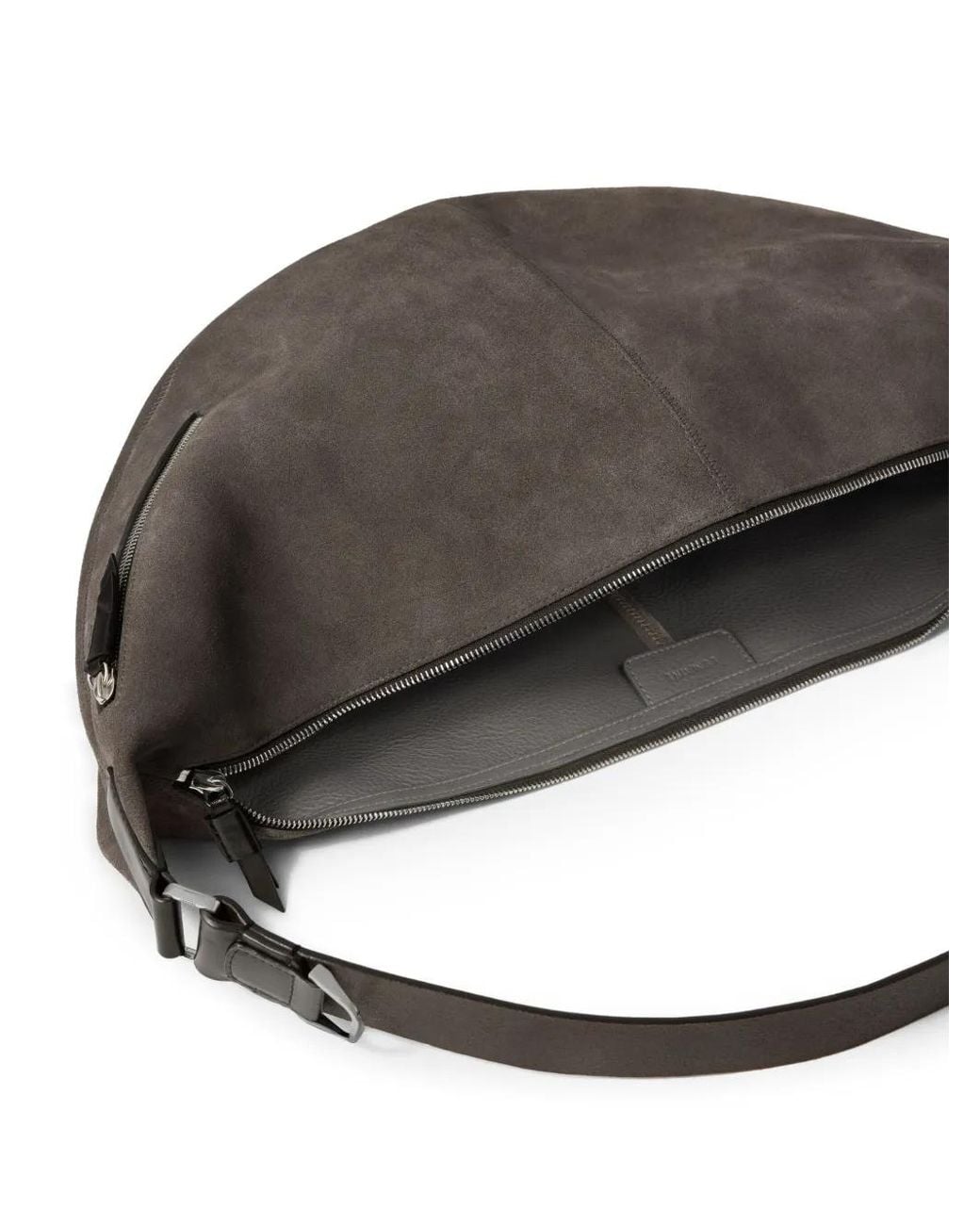 Lemaire Gray Quiver Clip Shoulder Bag