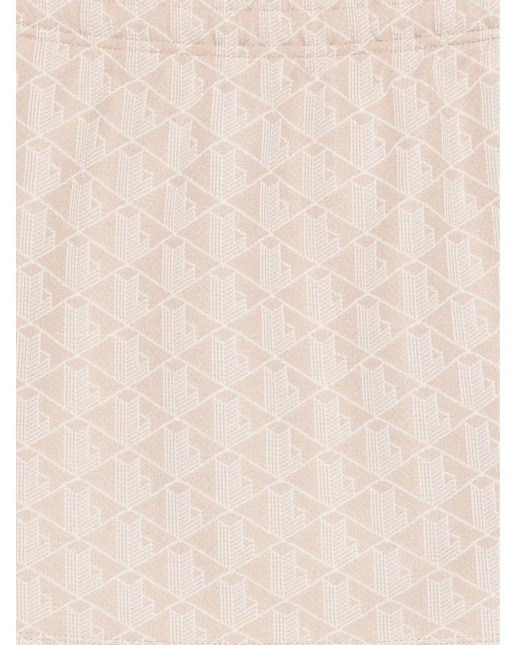 Lacoste Natural Patterned Mini Skirt