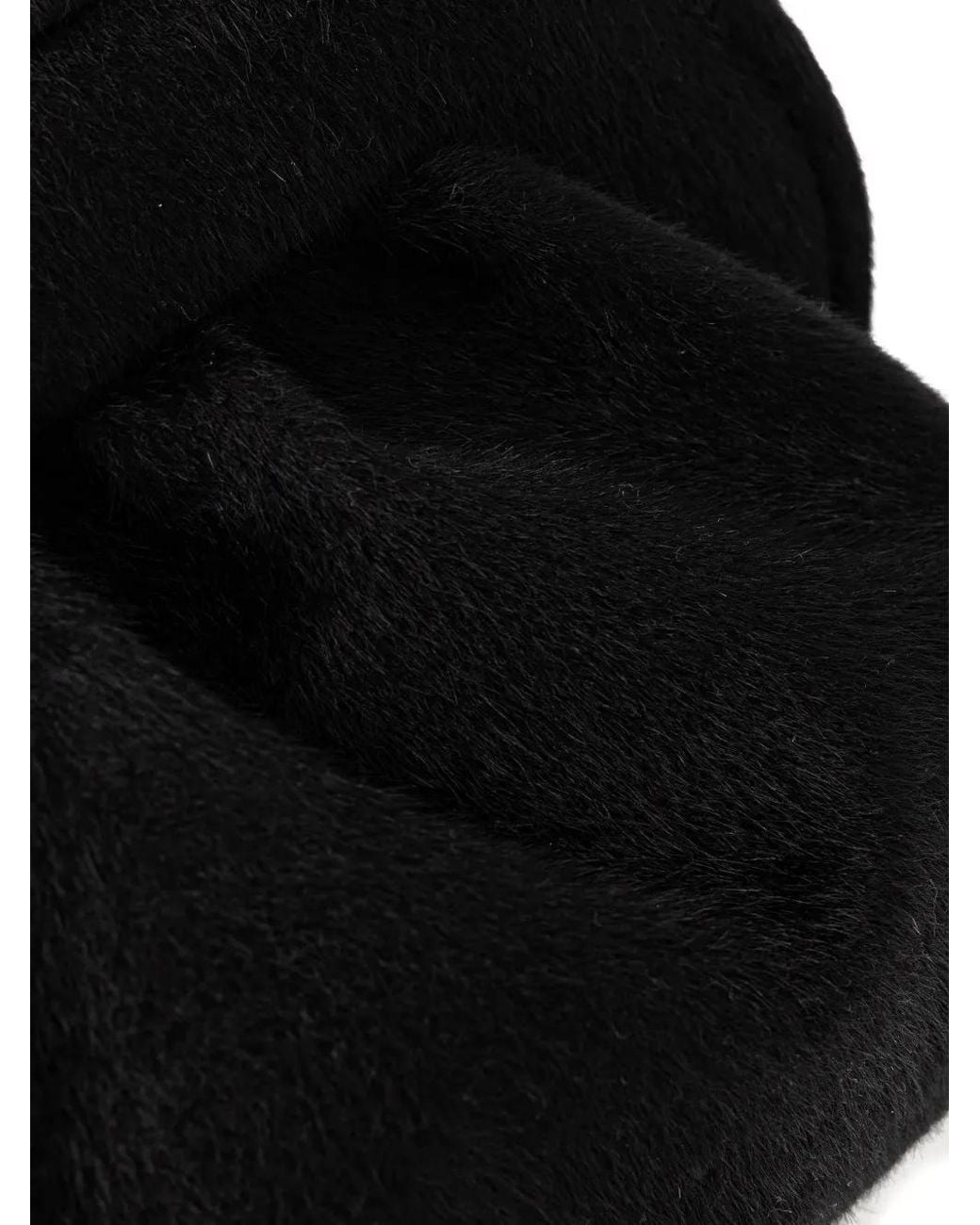 THEMOIRÈ Black Gathered Clutch Bag