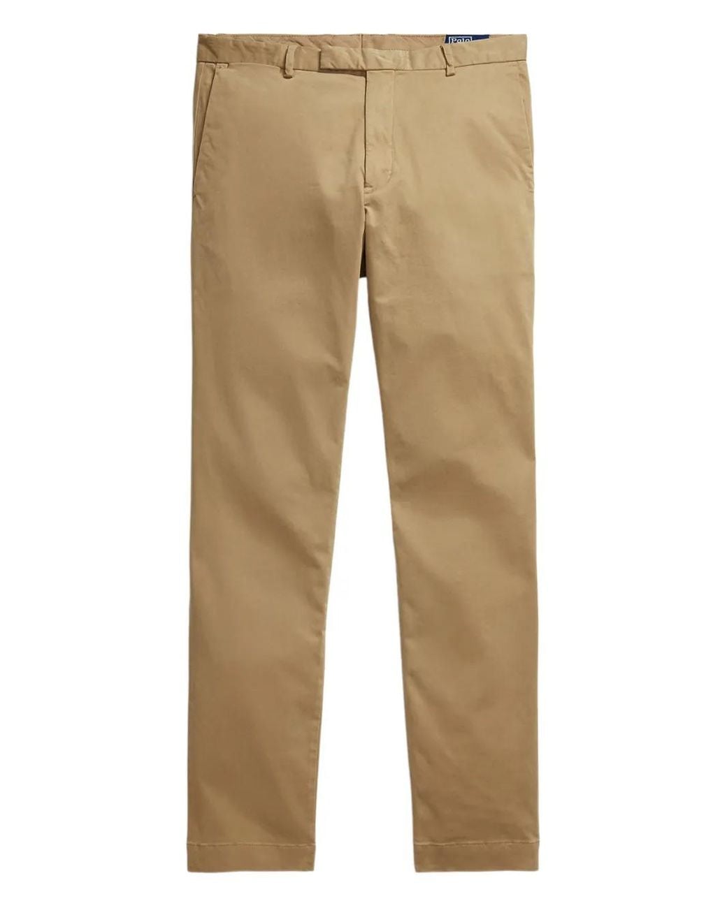 Polo Ralph Lauren Natural Flat Front Trousers for men