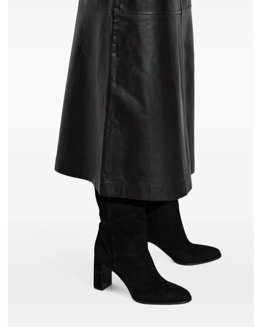 Jimmy Choo Black Caly Knee-High Boots
