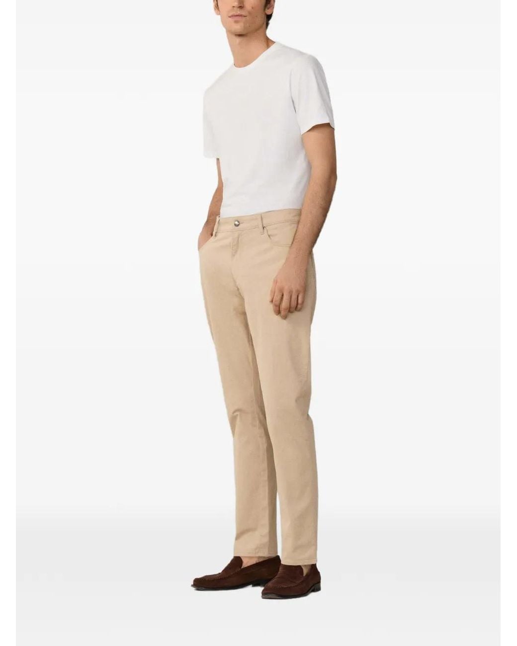 Hackett Natural Trinity Five-Pocket Trousers for men