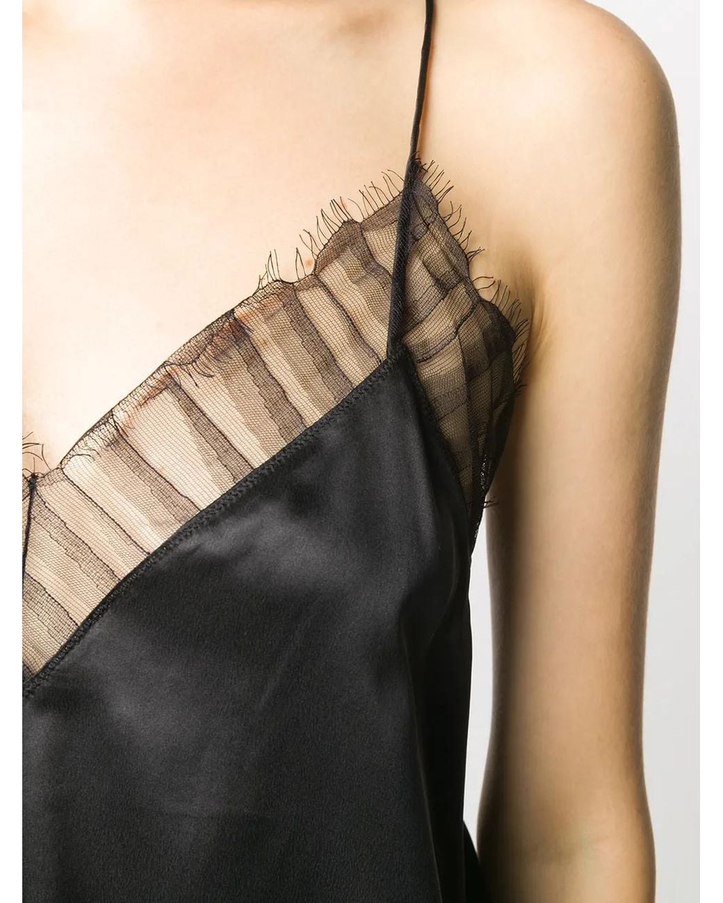 IRO Black Vìscose Tank Top