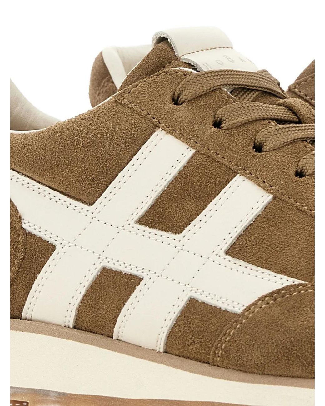 Hogan Brown 86Er Suede Sneakers for men