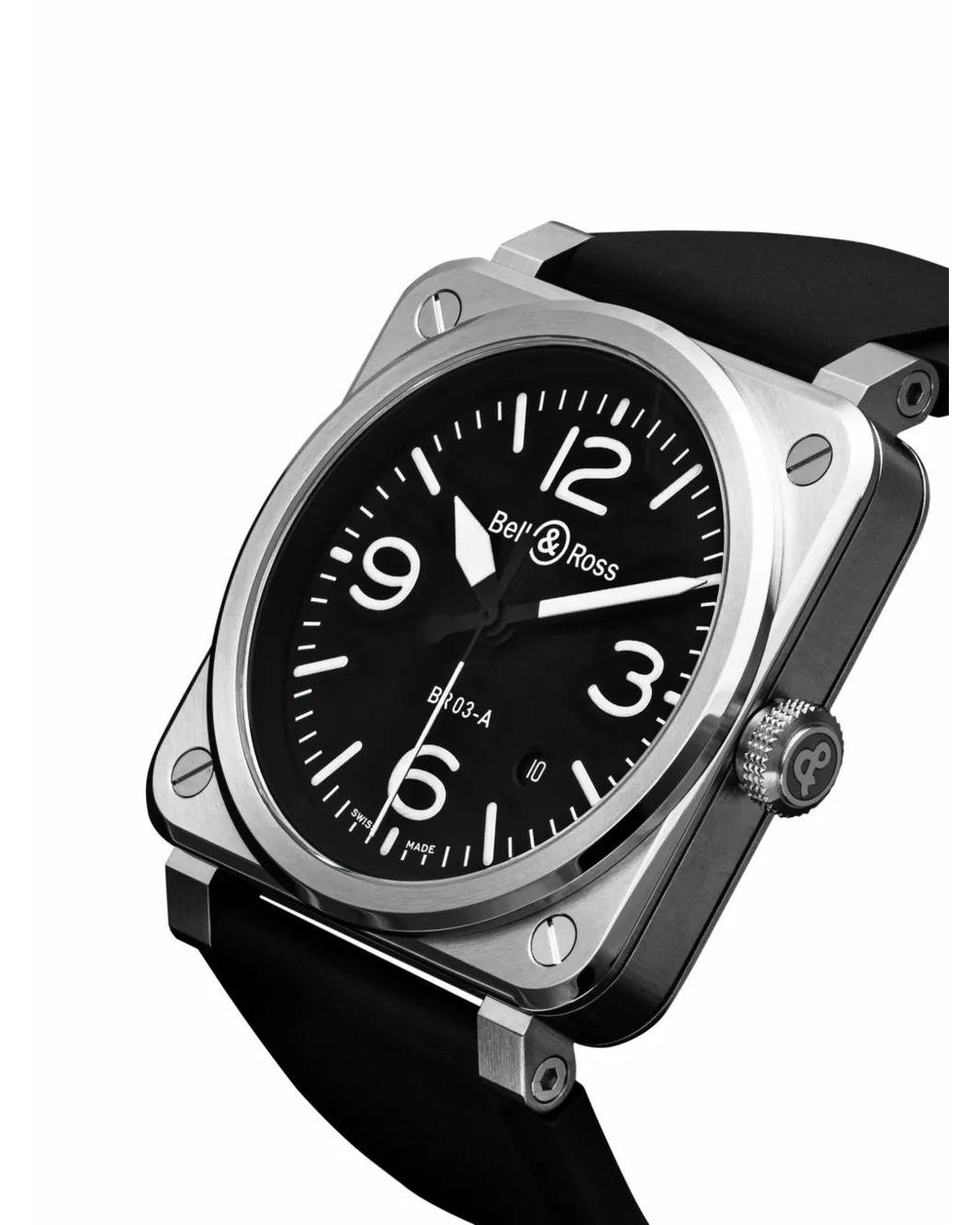 Bell & Ross Black Br 03 41Mm for men