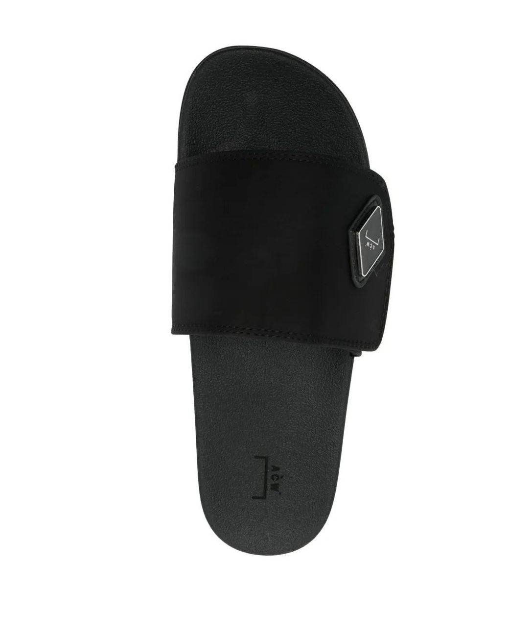 Sandali Slides Diamond Imbottite di A_COLD_WALL* in Black da Uomo