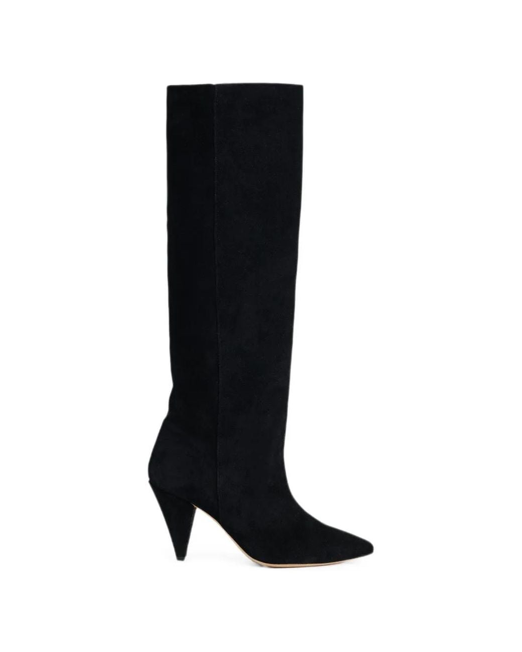 Essentiel Antwerp Black Bottes À Bout Pointu Et Design Souple