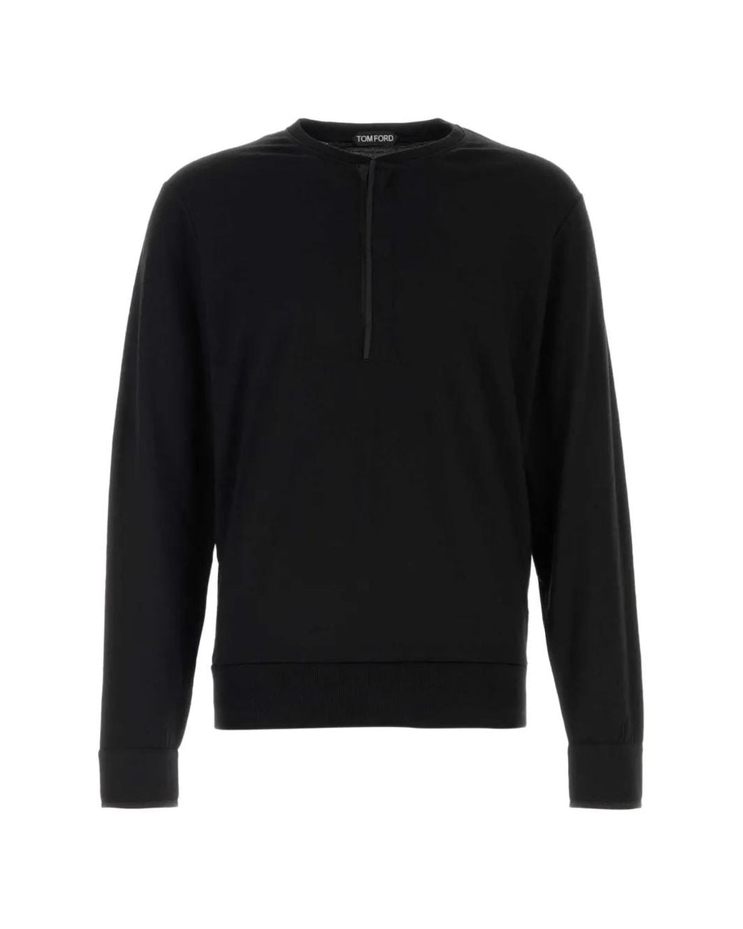 Tom Ford Black Seam-Detail Sweater for men