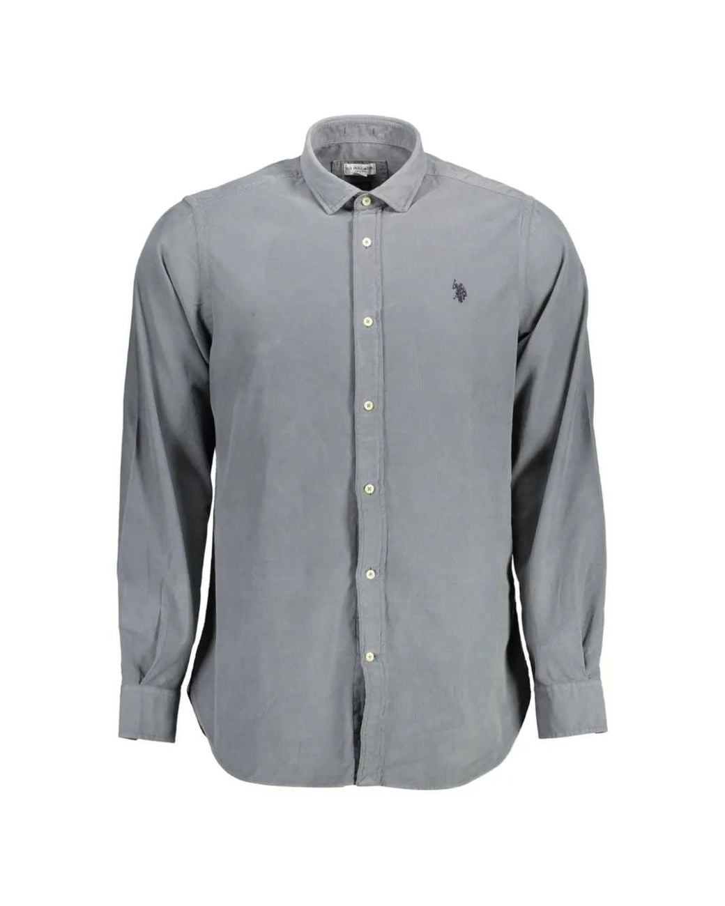 U.S. POLO ASSN. Gray Long-Sleeved Shirt for men