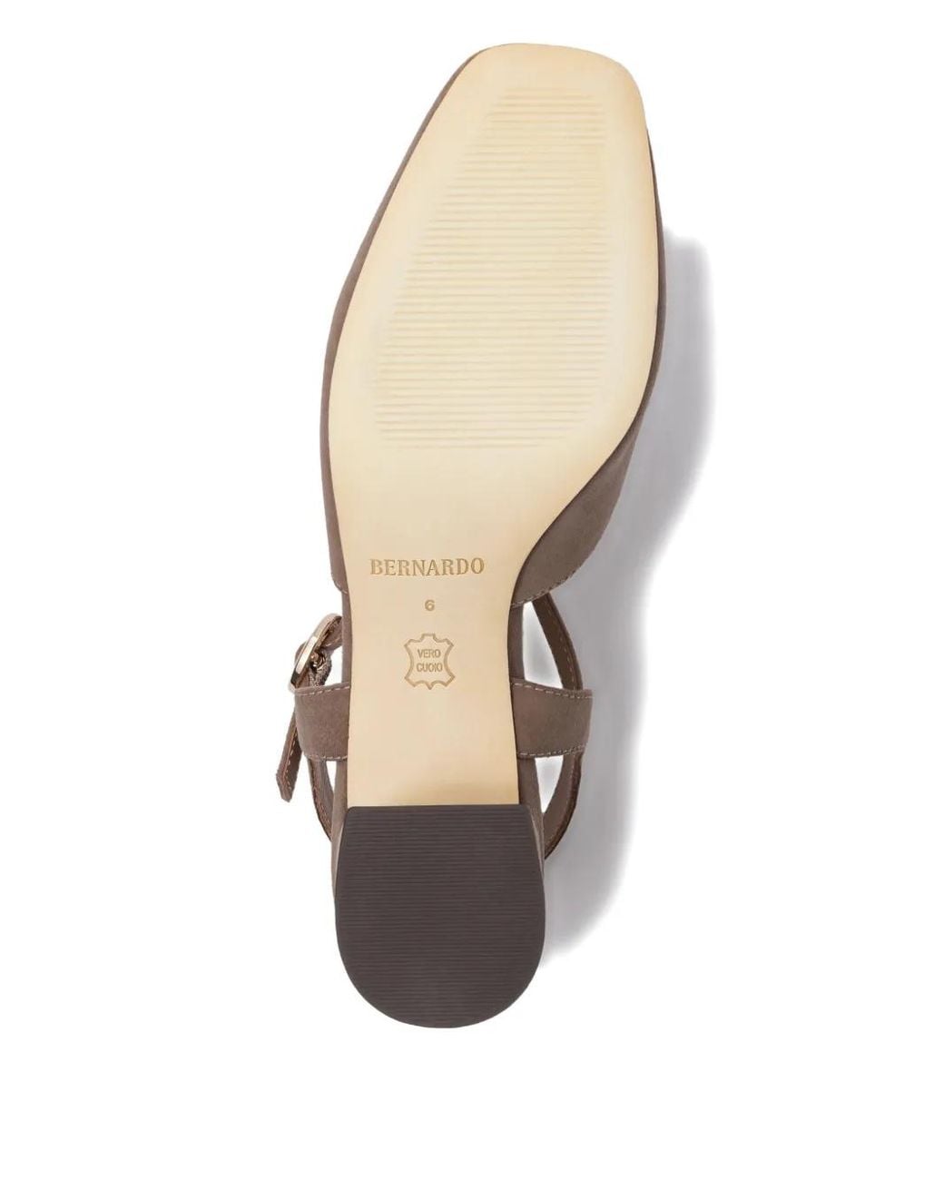 Bernardo Brown Pumps Mit Blockabsatz 50Mm