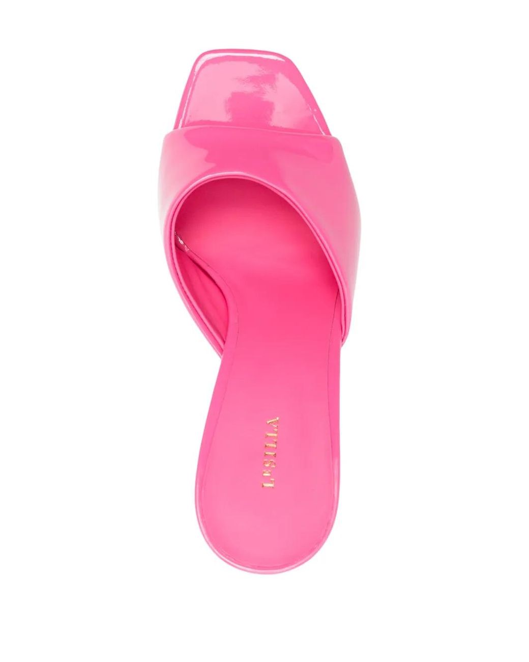 Le Silla Pink Resort 140Mm Patent-Leather Sandals