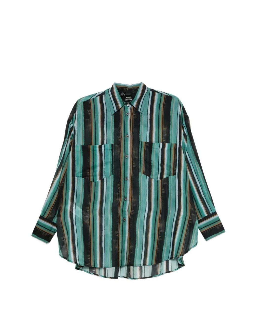 Pinko Gestreept Blouse in het Green