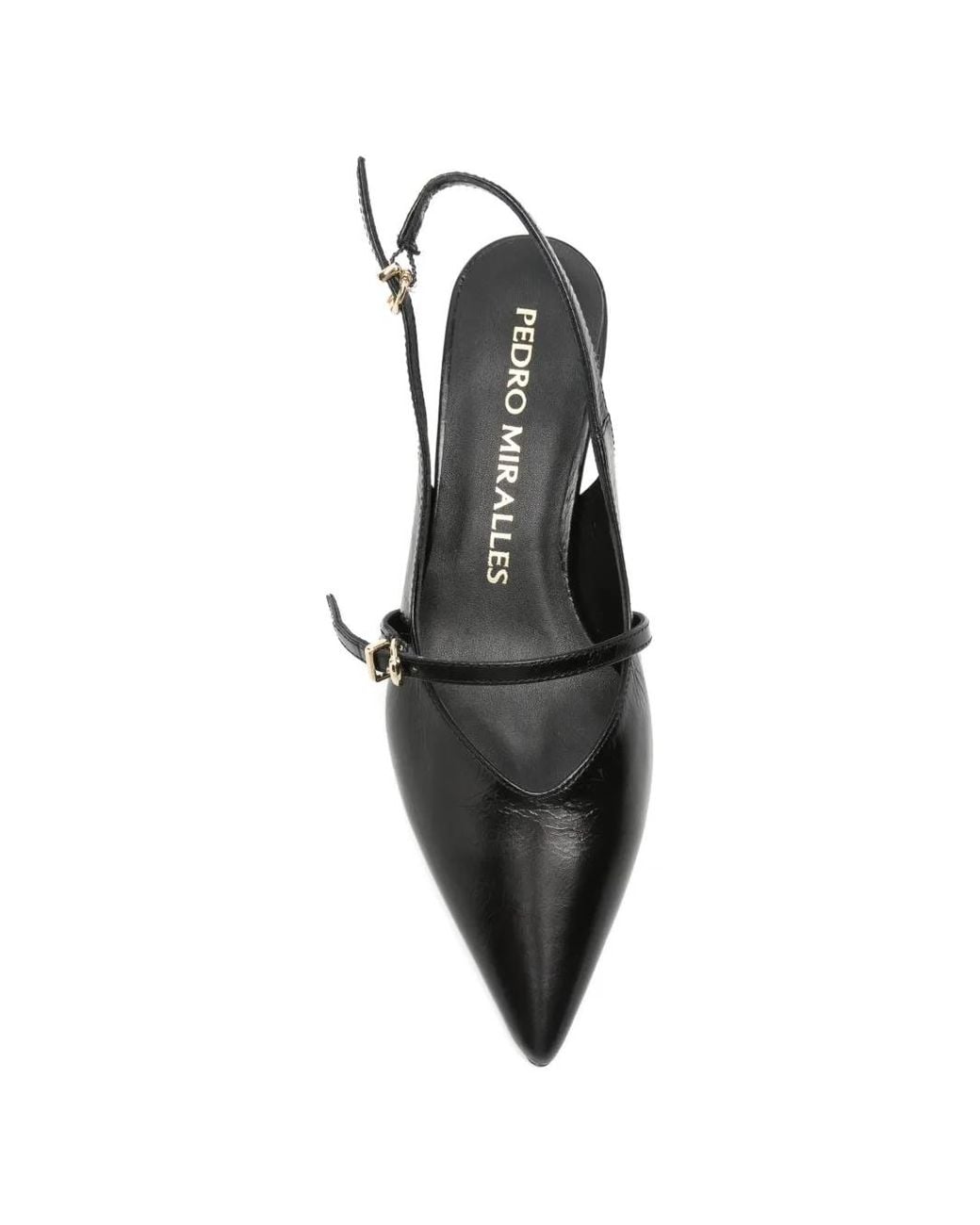 Pedro Miralles Black Pumps Mit Spitzer Kappe