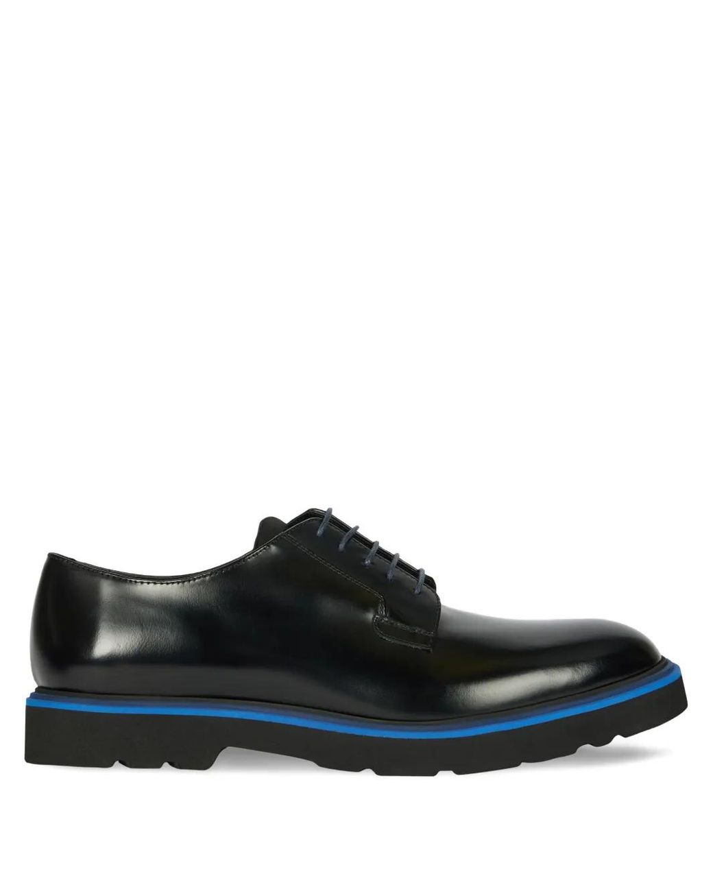 Paul Smith Black Derbies Lacées À Plateforme for men