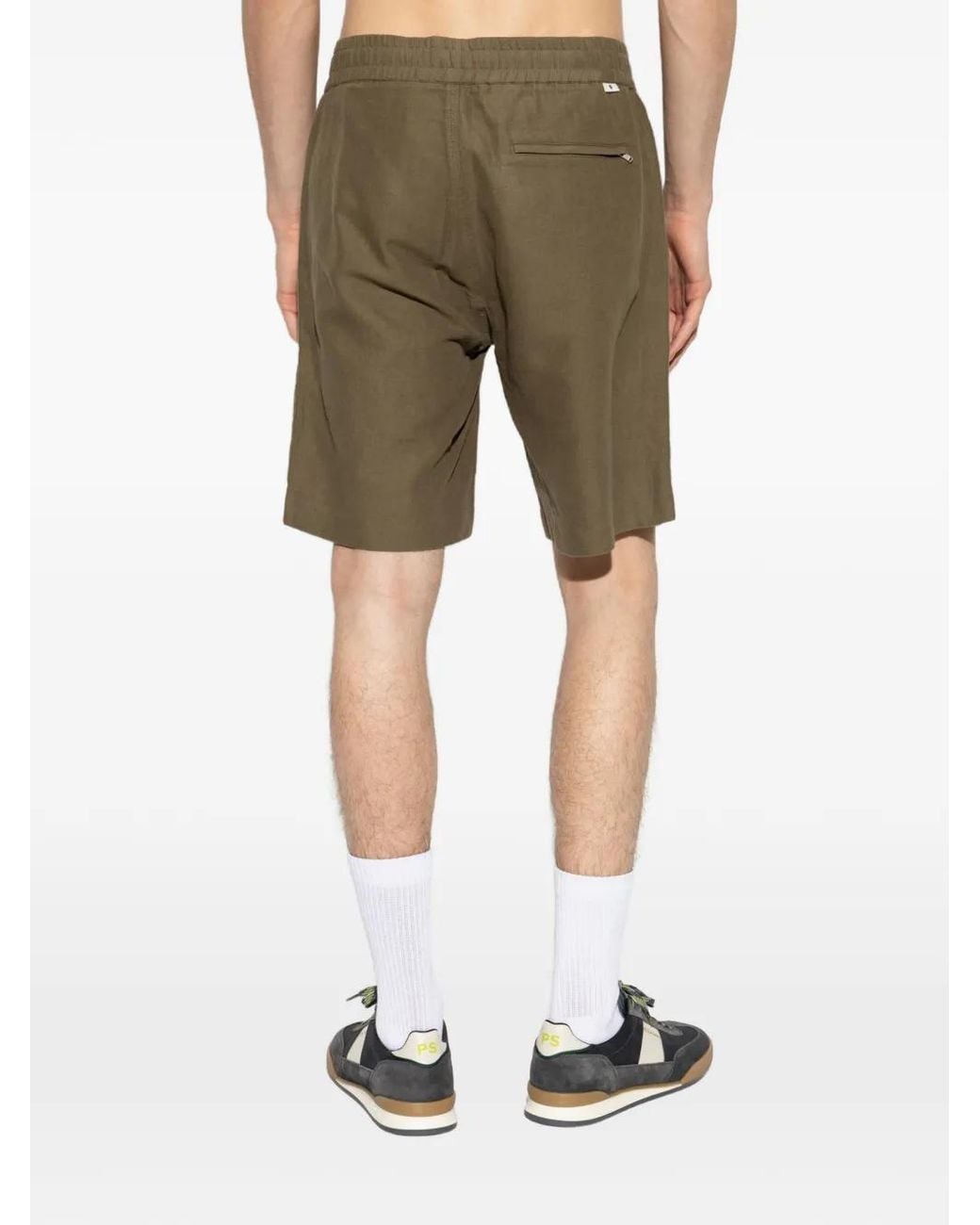 Samsøe & Samsøe Green Smith Elasticated-Waistband Shorts for men