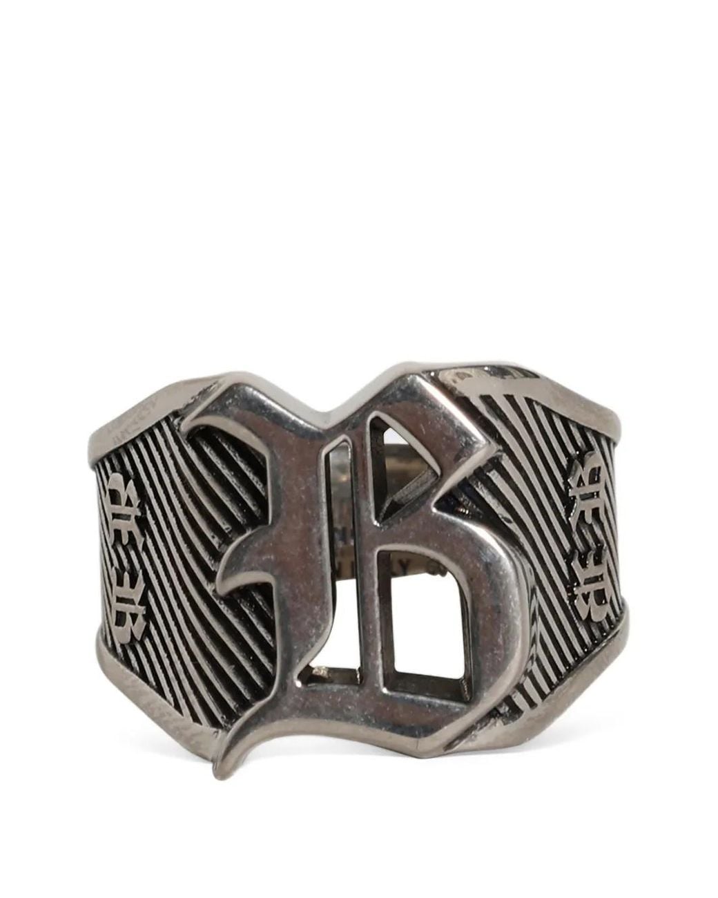 Balenciaga Metallic Melrose Signet Ring