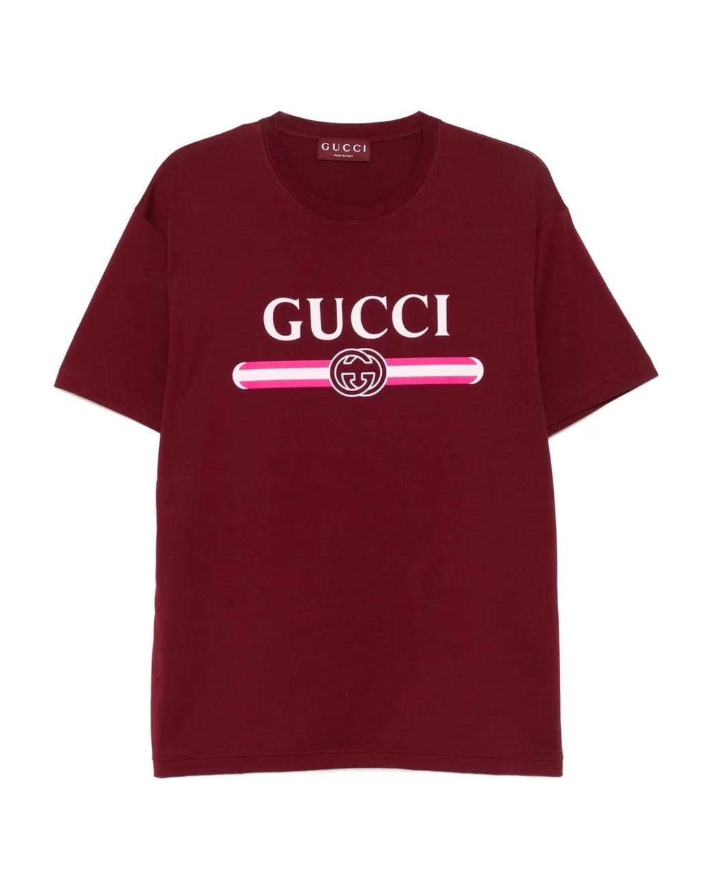 Gucci Cotton Jersey T Shirt With Print Ready To Wear In Red For Men Lyst gucci-cotton-jersey-t-shirt-with-print-ready-to-wear-in-red-for-men-lyst