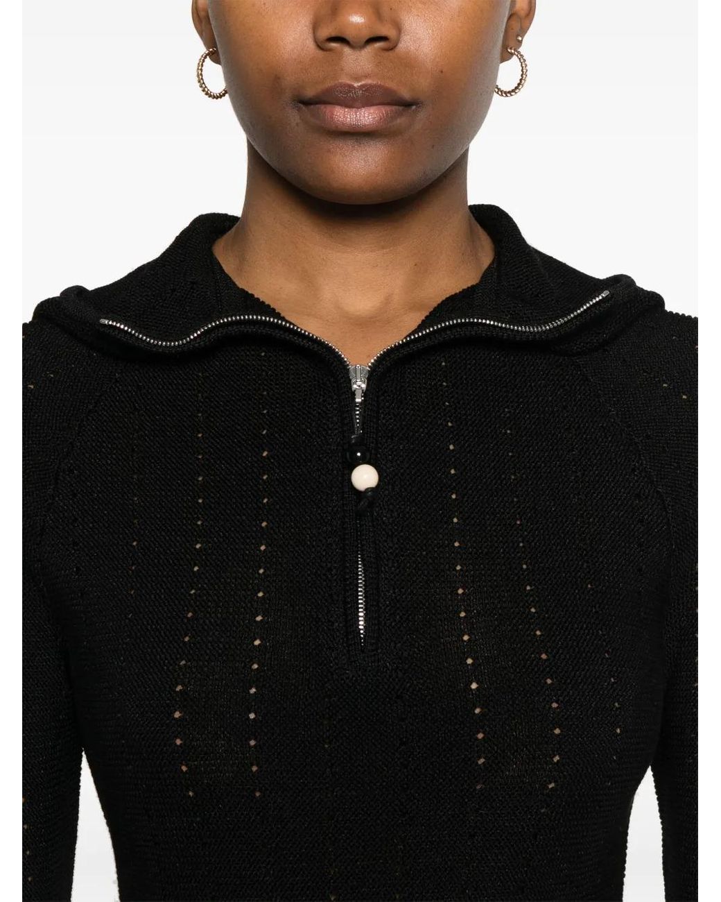 Etro Trui Met Rits in het Black