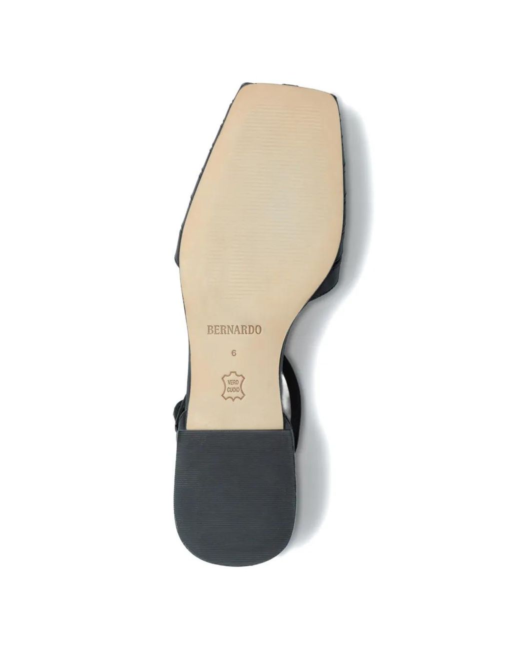Bernardo Black T-Strap Ballet Flats