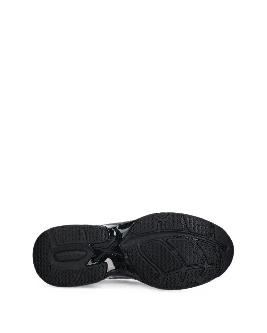 Michael Kors Gray Leo Mixed-Media Trainer for men
