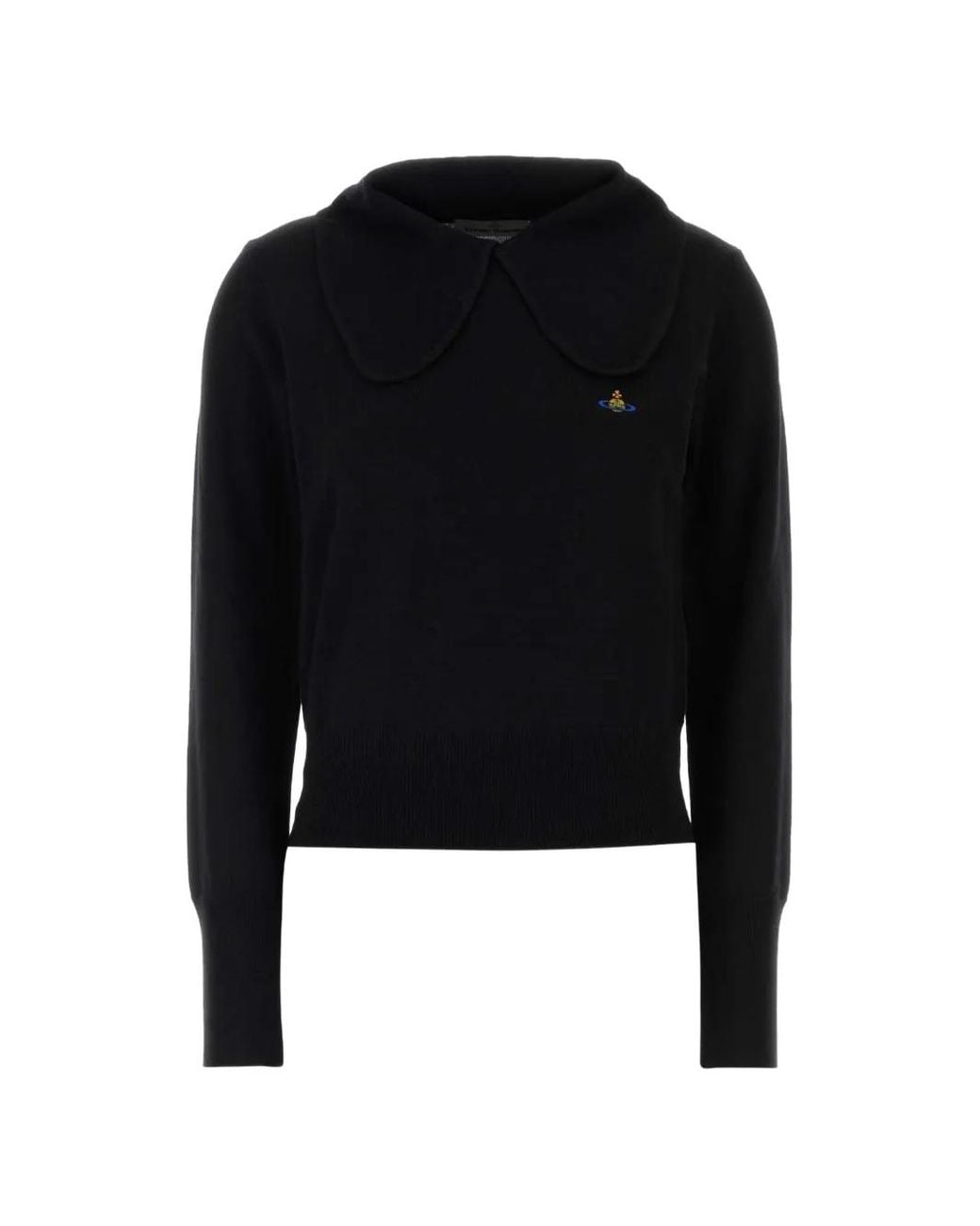 Vivienne Westwood Black Bea Polo Sweater