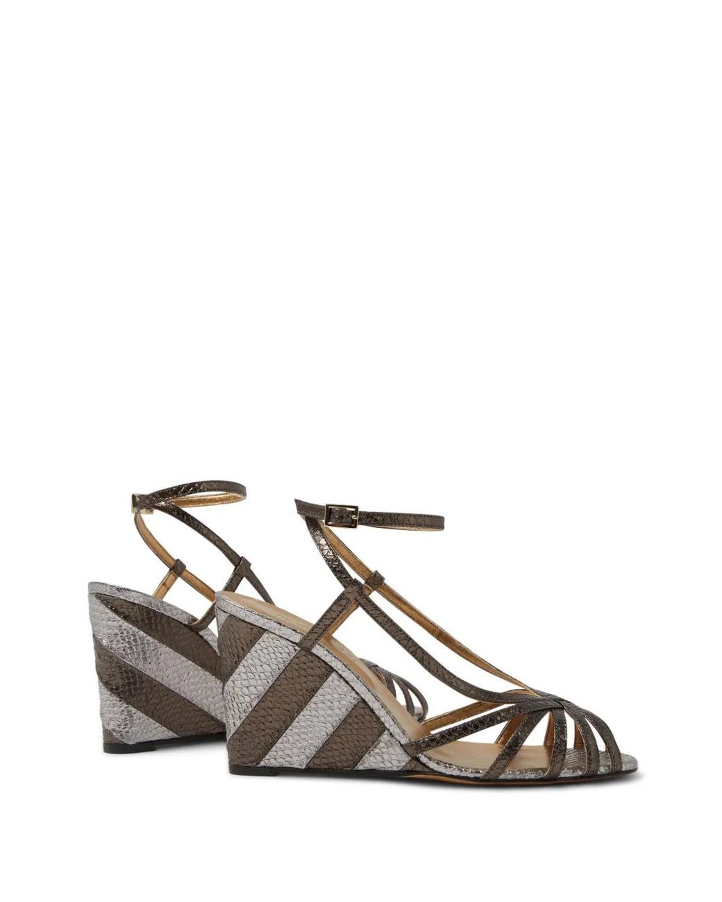 LaDoubleJ Brown The Weekend Wedge Sandals