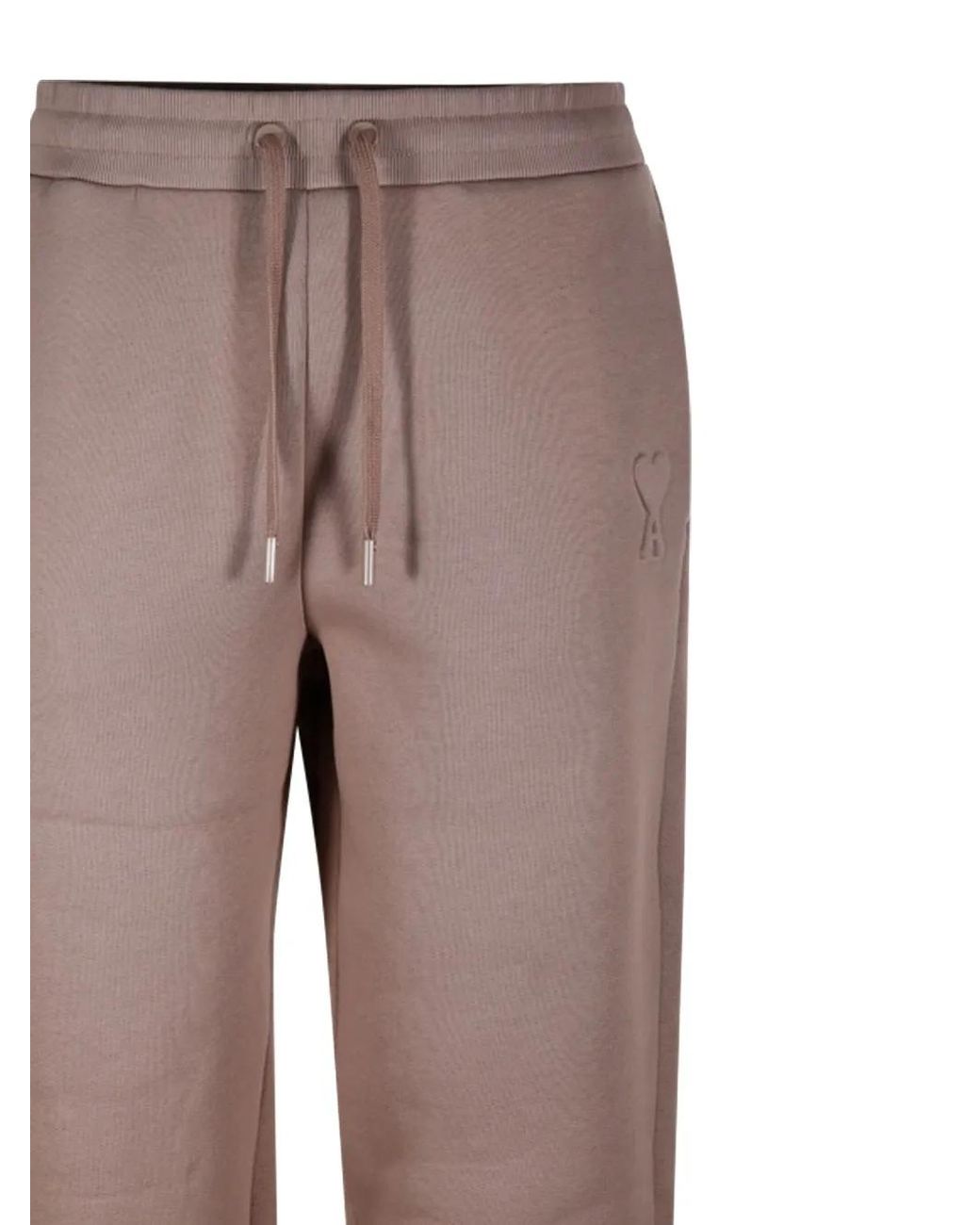 AMI Trainingsbroek Met Logo in het Natural
