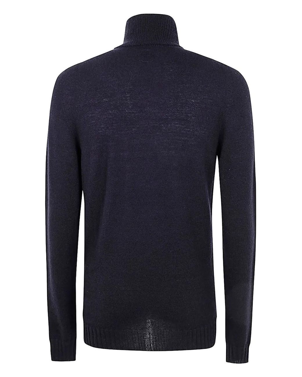 MD75 Blue Cashmere Jumper for men