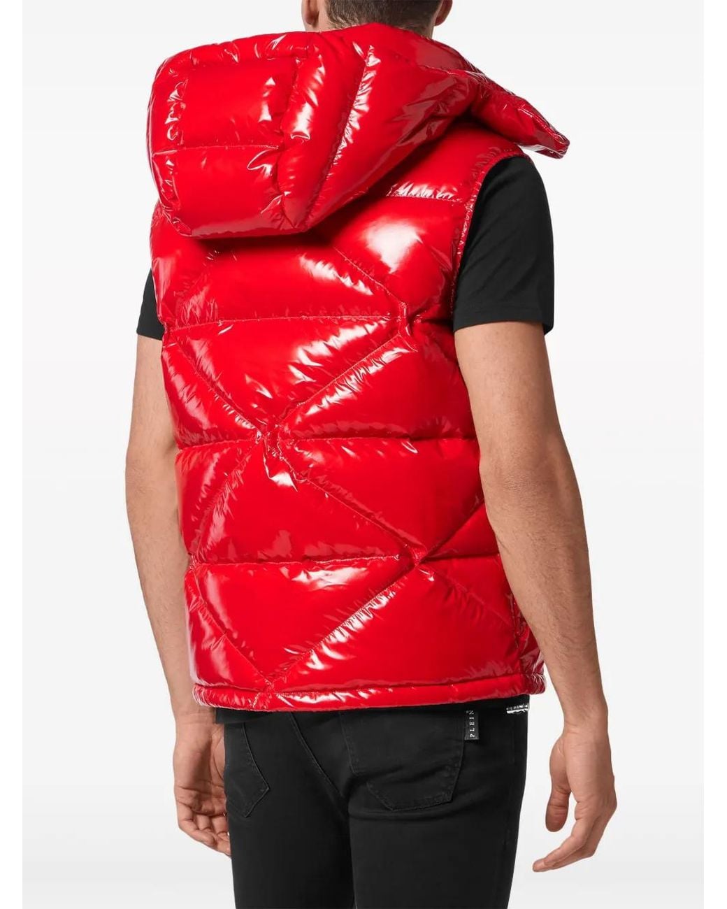 Philipp Plein Red Puffer for men