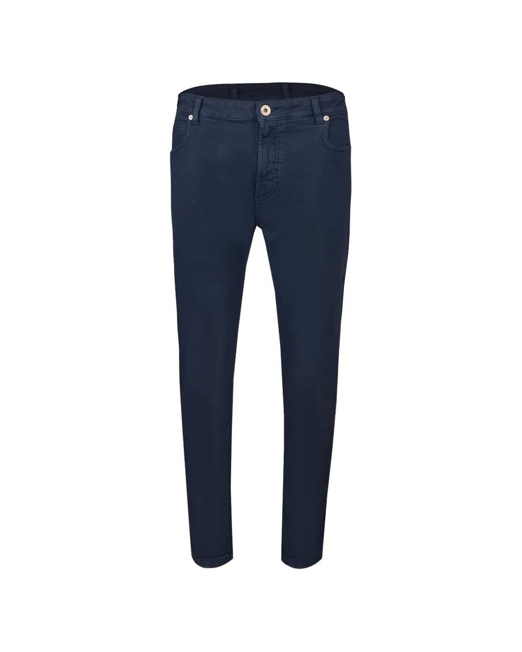 Eleventy Blue Five Pocket Trousers for men