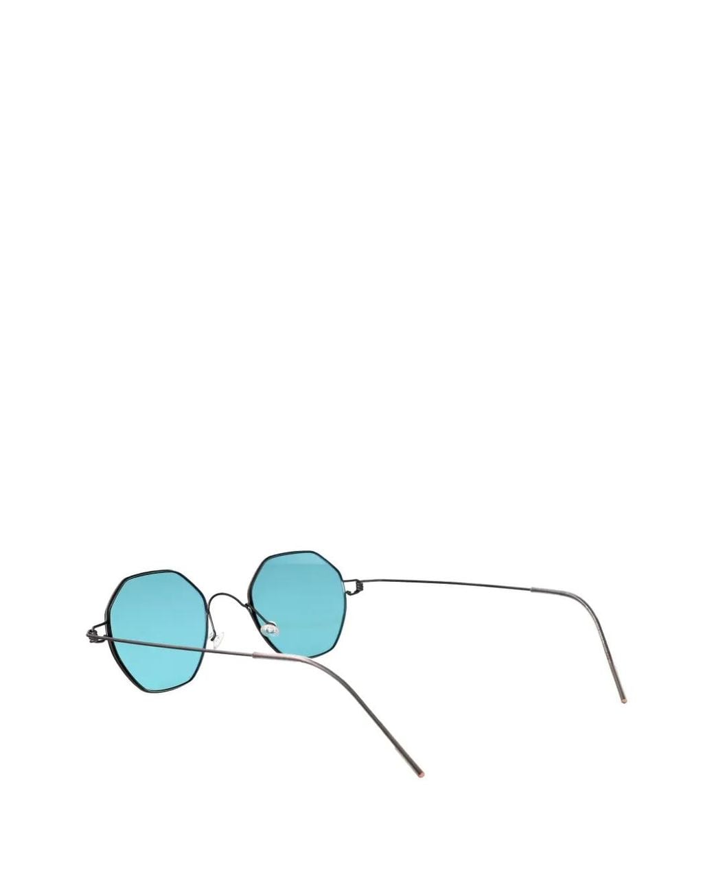 Lindberg Blue 8218 Geometric-Frame Sunglasses for men