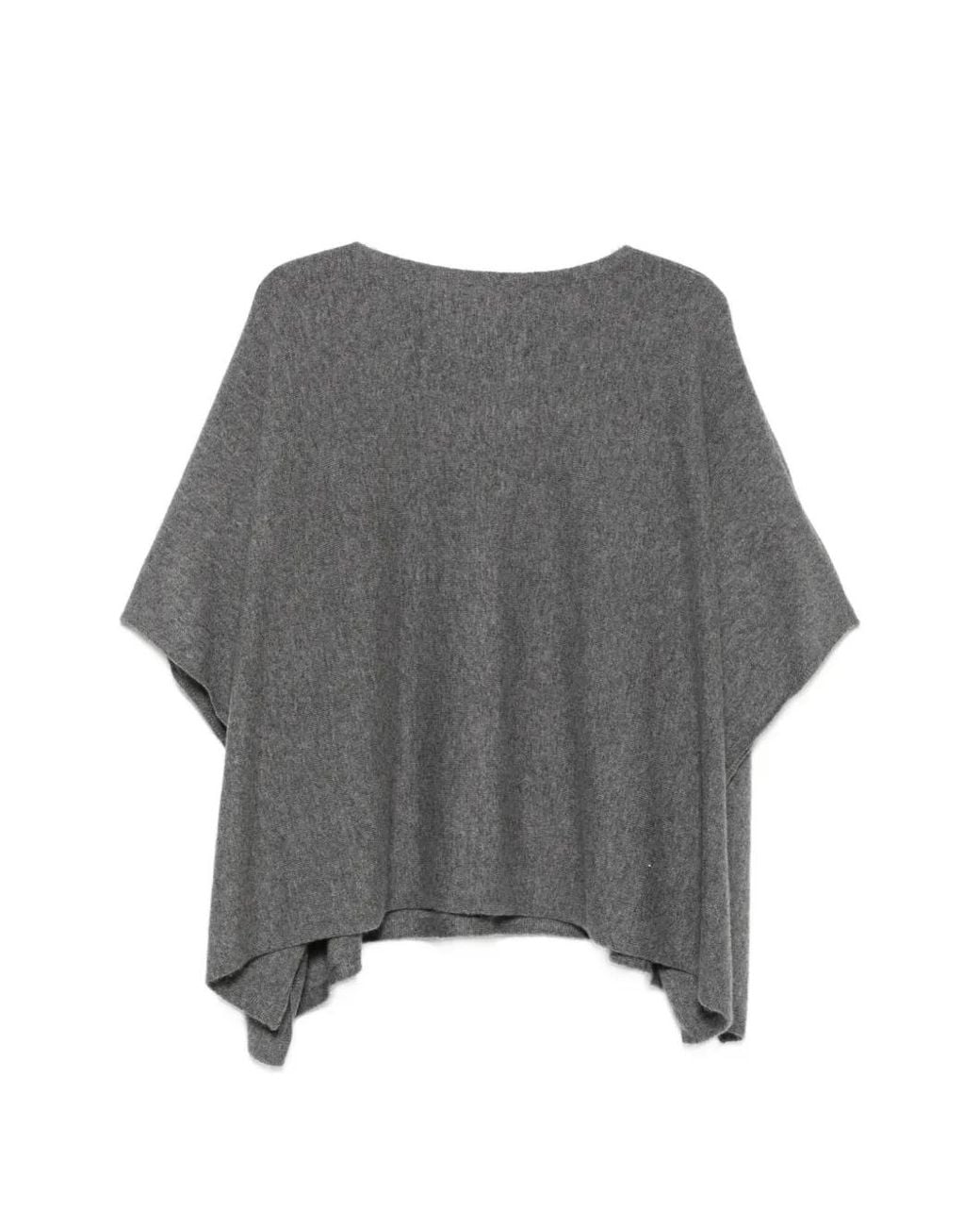 Not Shy Gray Pamina Cashmere Poncho