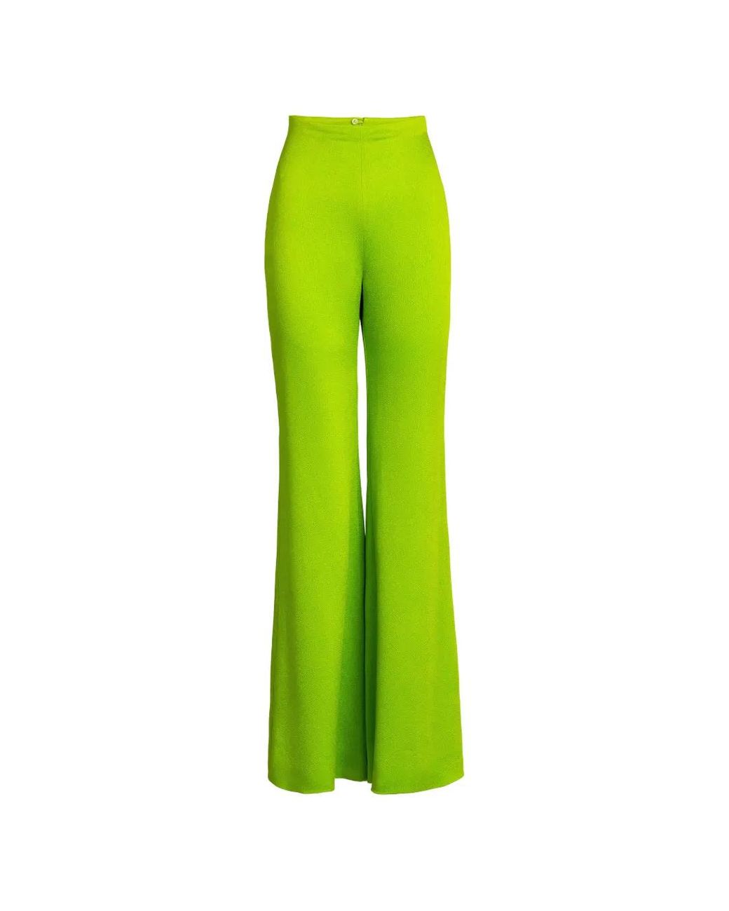 Silvia Tcherassi Green Palermo Flared Trousers